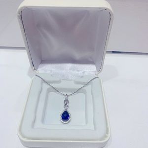 Blue Sapphire Necklace